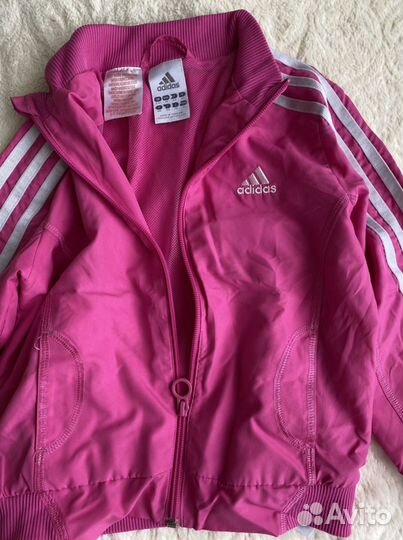 Спортивный оригинал костюм adidas для девочек 104