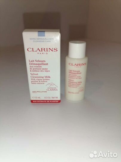 Молочко для очищения кожи Clarins velvet cleansing