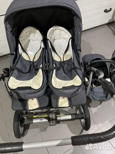 Коляска для двойни 3 в 1 Mikado Tween Delux