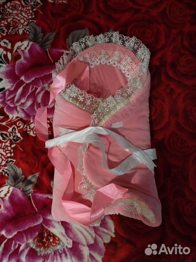 Конверт на выписку для девочки осень