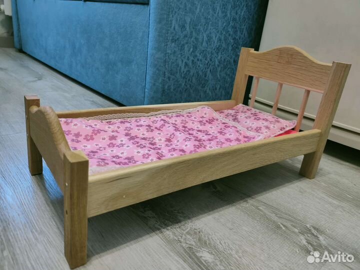 Кукла, пупс, кроватка игрушки для девочки