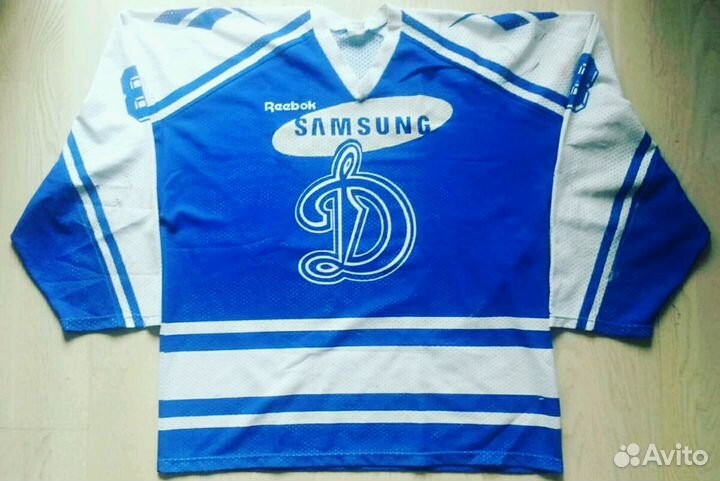 Хоккей Динамо Москва свитера Game Used Worn Jersey