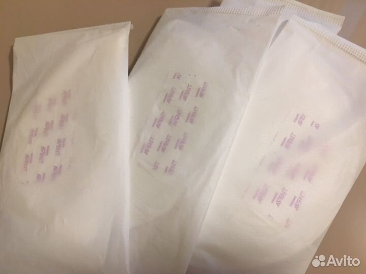 Молокоотсос avent ручной + вкладыши для груди