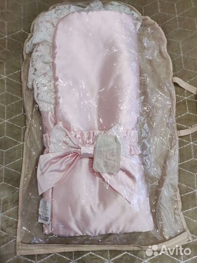 Конверт на выписку для девочки зима-весна-осень