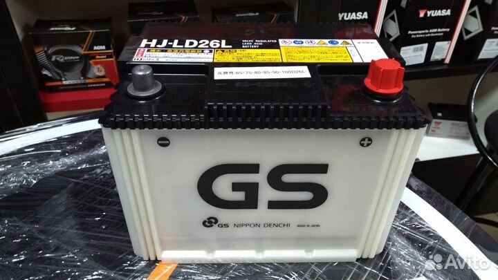 GS yuasa 26L EFB start stop Япония акб