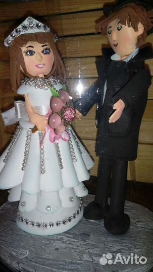 Куклы из фоамирана-подарок на свадьбу