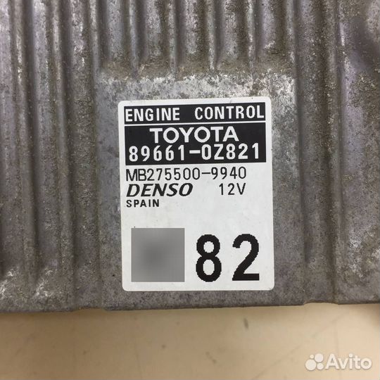 Б/У Б/У Блок управления двс 896610Z821 toyota