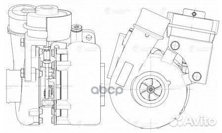Турбокомпрессор для а/м Hyundai Santa Fe (06)