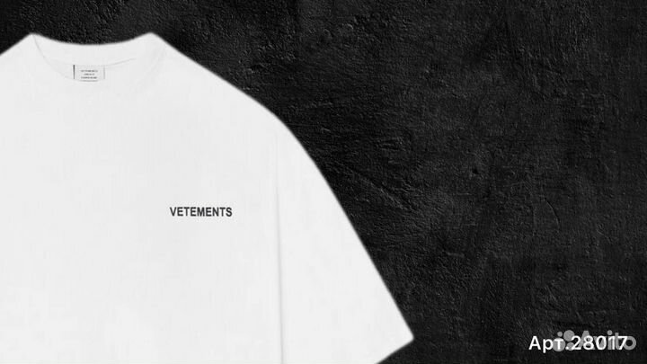 Футболка vetements минимализм 40(XXS)