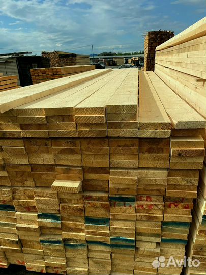 Доска обрезная 40х150х6000мм ГОСТ