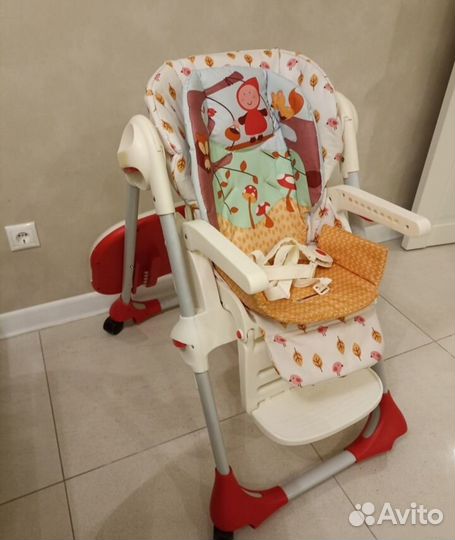 Стульчик для кормления chicco polly