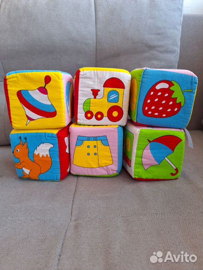 Мягкие кубики большие 1010