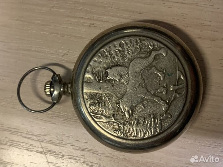 Часы карманные Молния винтаж