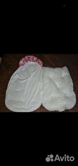 Конверт кокон на выписку зимний