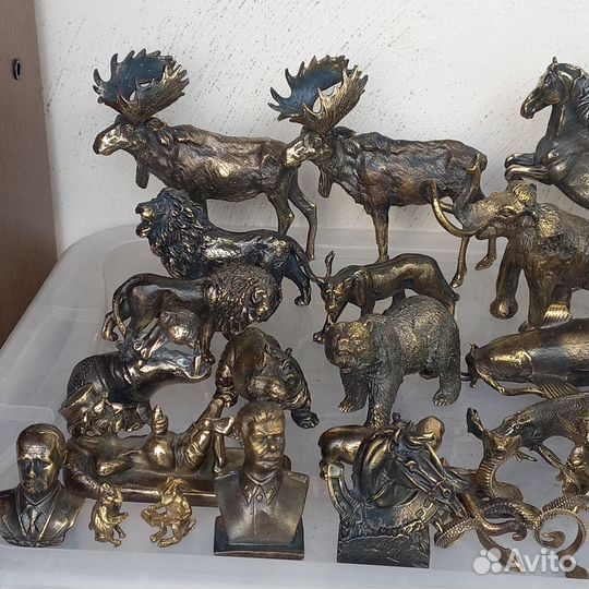 Бронзовые статуэтки животных на подарок Литьё