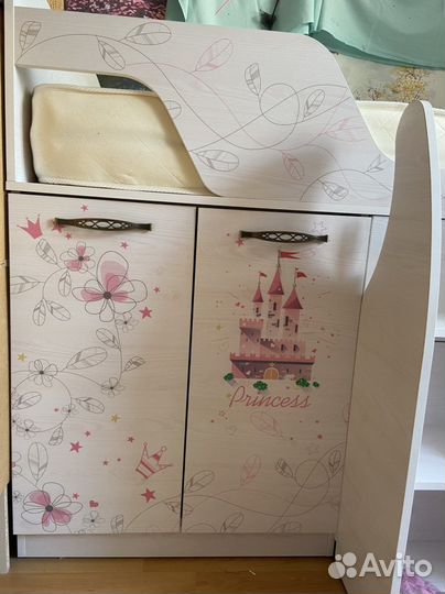 Кровать для девочки с ортопедическим матрасом