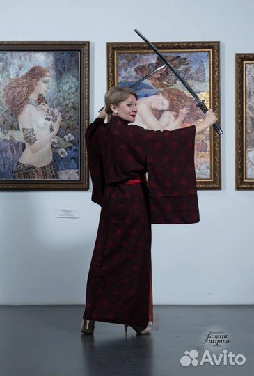 Японская гейша кимоно антк люкс из Токио