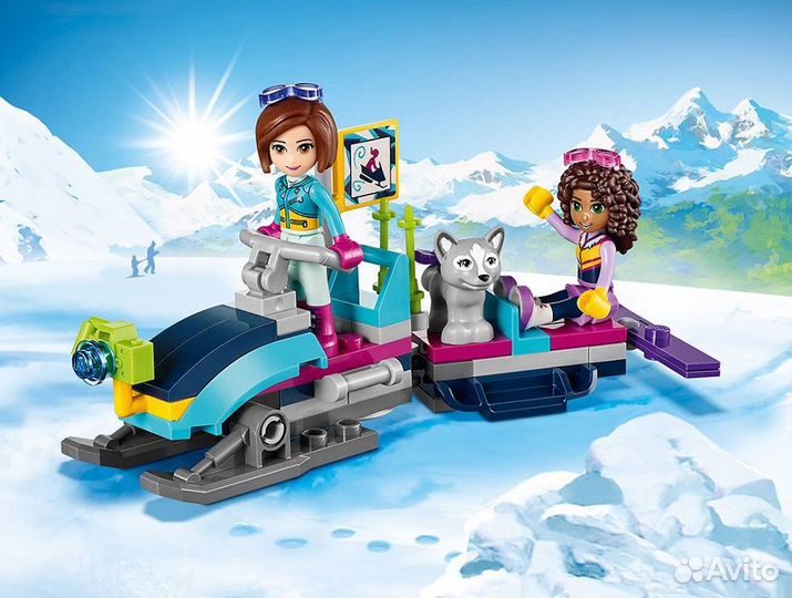 Конструктор 10731 Горнолыжный курорт: Шале