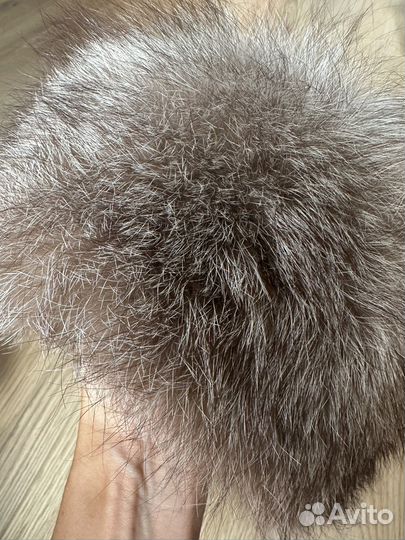 Шапка меховая из песца и песцовый воротник