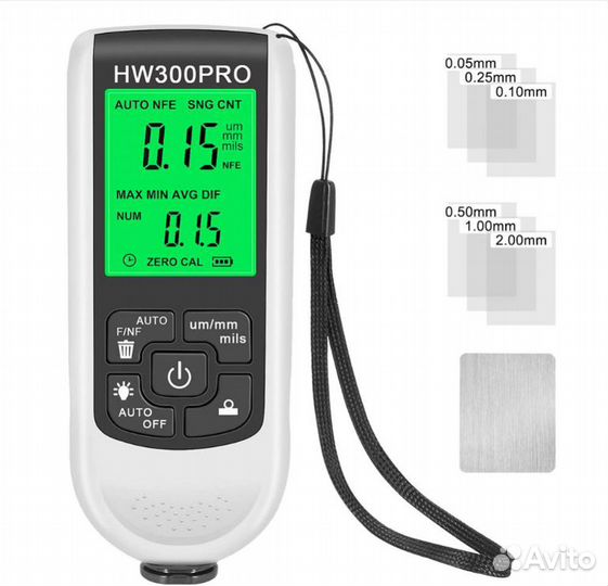 Толщиномер лкп HW-300PRO
