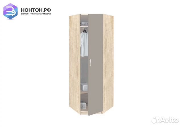 Шкаф угловой Сонома 14.26 дуб сонома / капучино