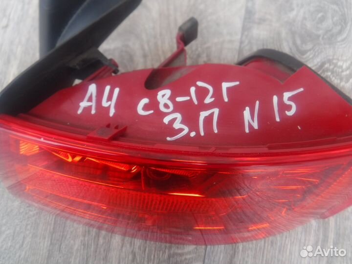 Фонарь правый (№15) audi A4 B8 2010