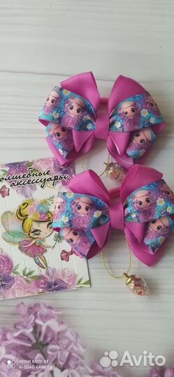 Бантики для девочек ручной работы