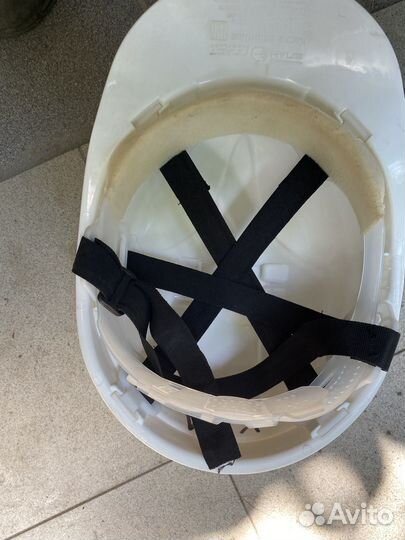 Каска рабочая белая