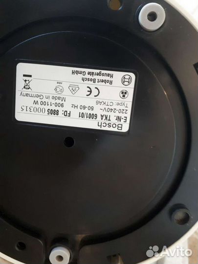 Кофеварка капельного типа bosch TKA 6001/01