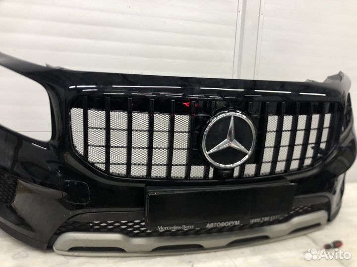 Решетка радиатора GT Mercedes GLB (X 247) черная