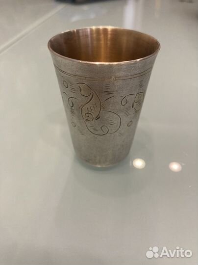 Стопка серебро конец 19 века 8 лот