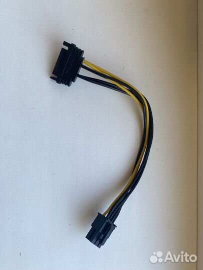 Кабель переходник питания SATA -6 pin