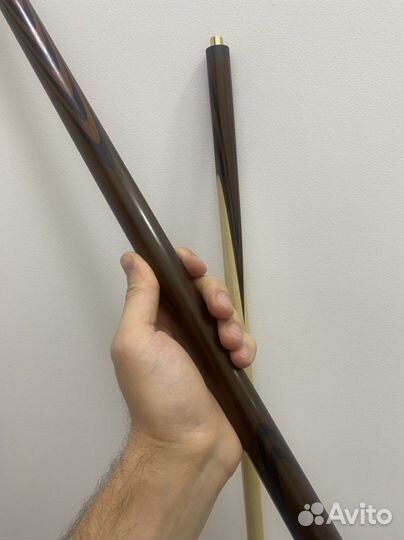 Кий для русского бильярда палисандр граб новый