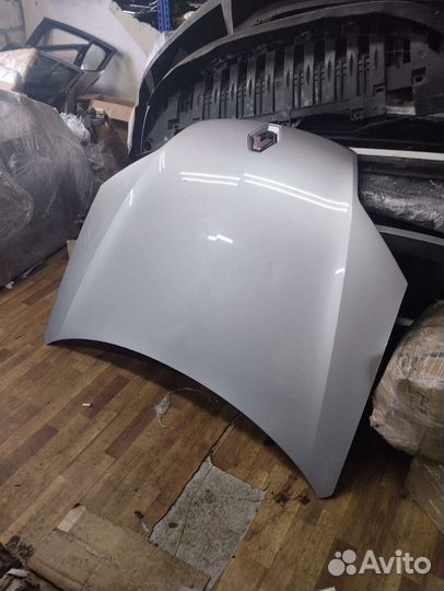 Капот Renault Laguna 3 оригинал Серебро