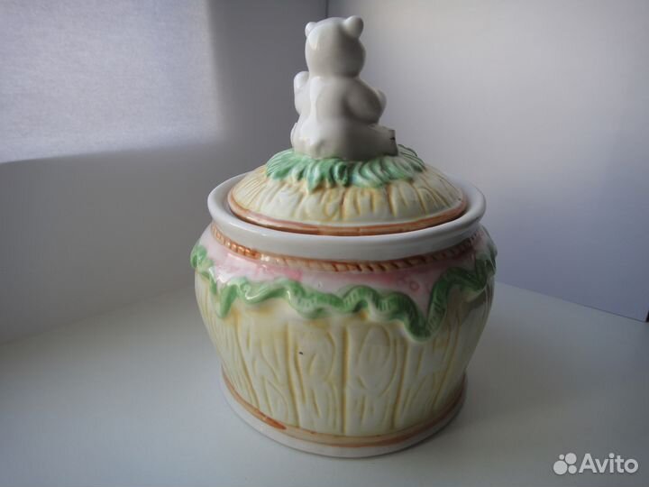 Шкатулка / сахарница керамическая