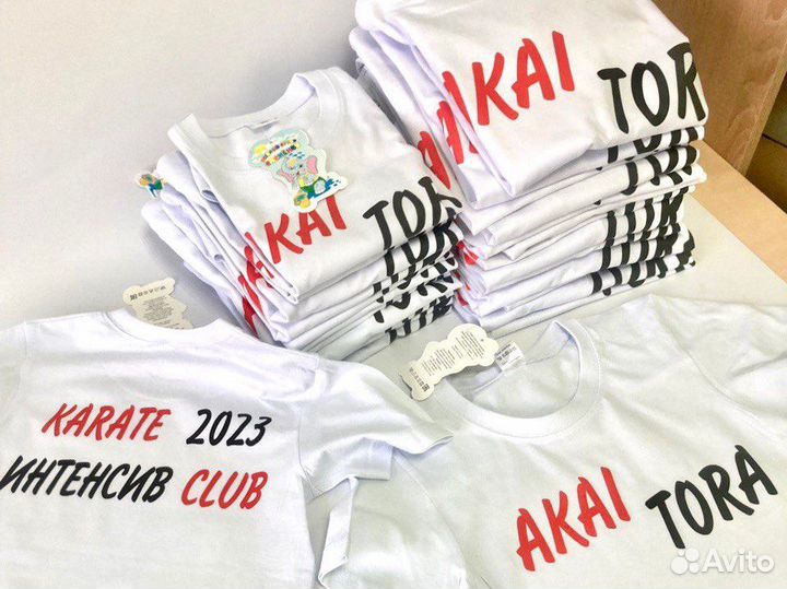 Печать на футболках одежде текстиле dtf