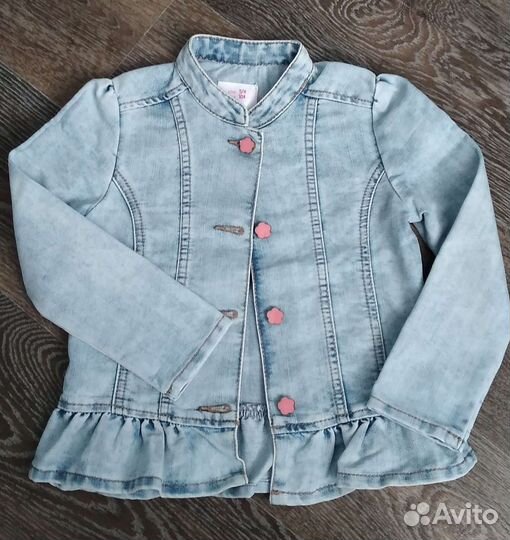 Джинсовая куртка для девочки