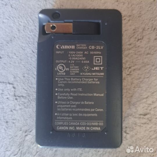 Зарядное устройство Canon CB-2LVE NB-4L