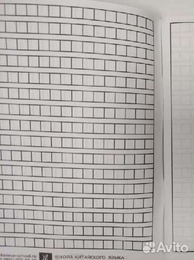 Пропись по китайскому языку толстая 120 листов