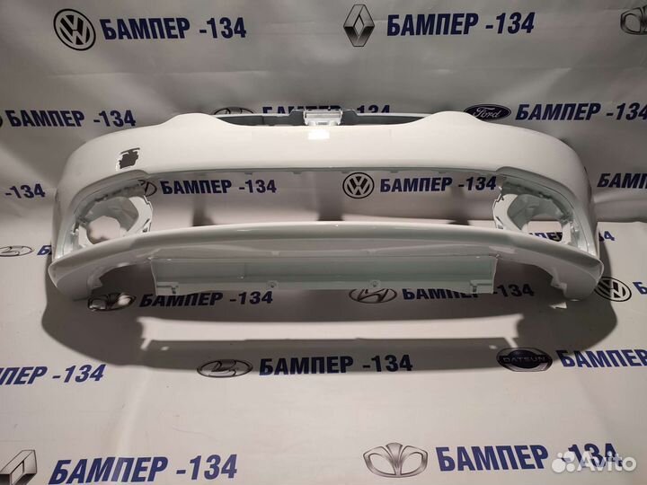 Бампер передний Рено Логан 2 Белый-369