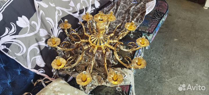 Люстра италия бу