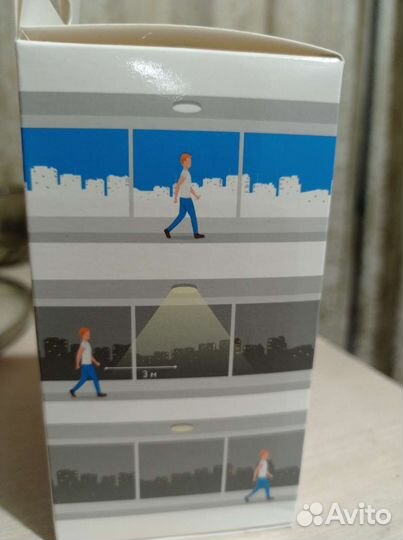 Светодиодные лампы датчиком движения внутри