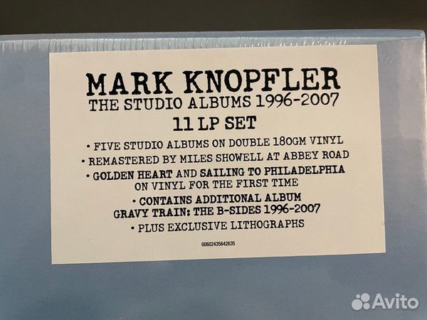 Mark Knopfler – The Studio Albums 1996-2007 (11LP)