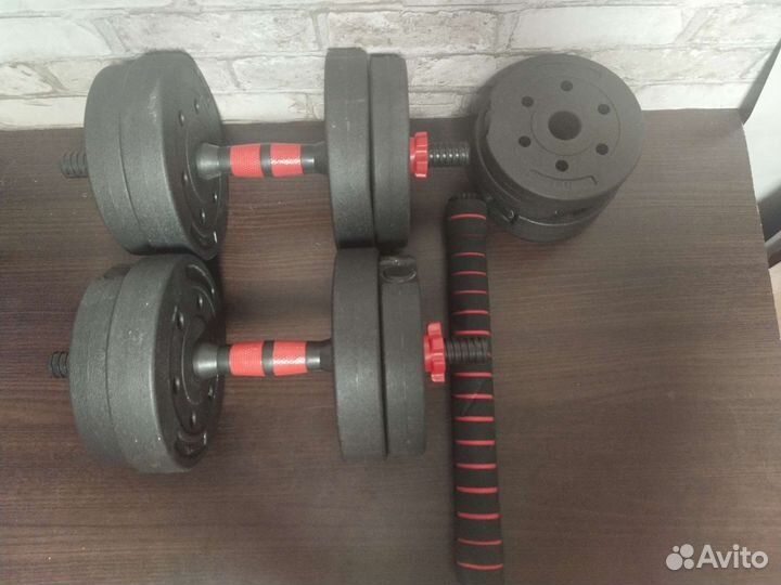 Набор штанга и гантели