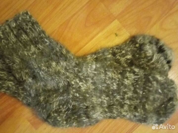 Носки вязанные из собачьего пуха