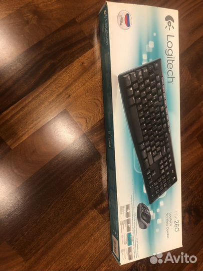 Клавиатура+мышка logitech