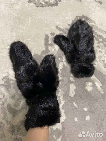 Норковые варежки