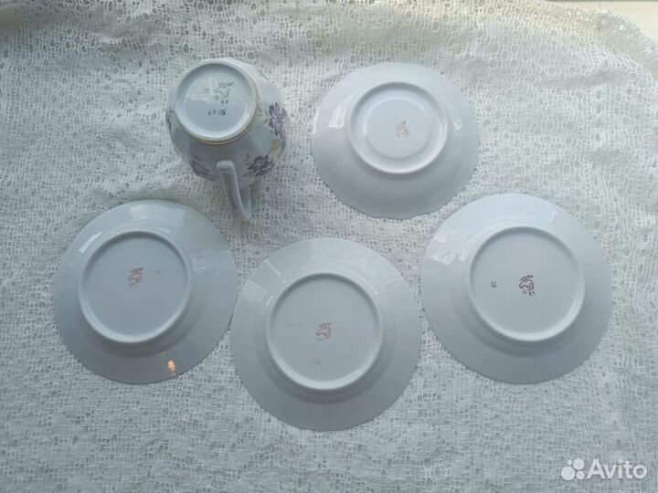 Молочник, блюдца Вербилки