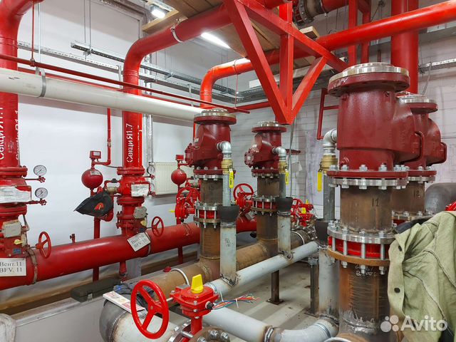 Монтаж систем пожаротушения грувлок и сварка(аупт)