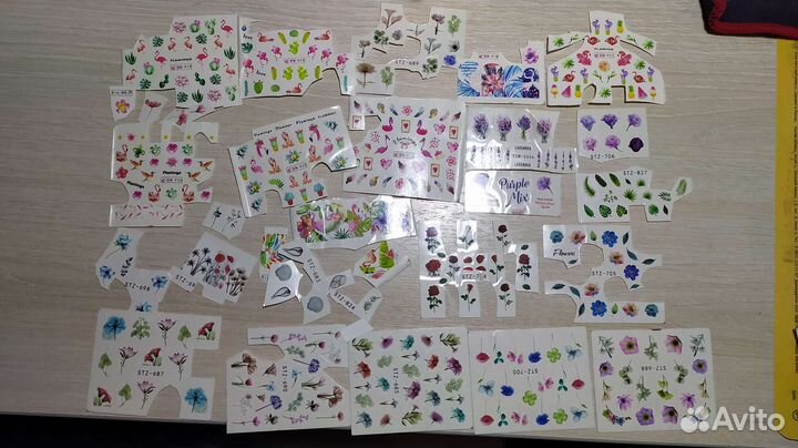 Гель-лак, формы, наклейки